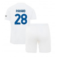 Inter Milan Benjamin Pavard #28 Bortaställ Barn 2023-24 Korta ärmar (+ Korta byxor)